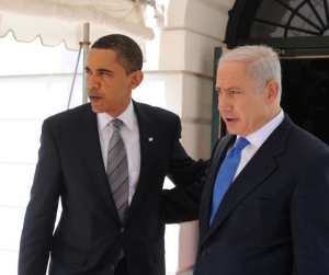 March 18, 2009 meeting at the White House (Photo credit Moshe Milner/AFP/Getty Images)