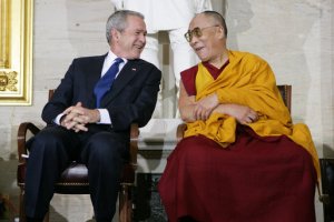 Dalai Lama: "I love President George W. Bush"