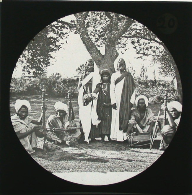 Kashmiri Musicians, c. 1890.  Source: Columbia University Archives