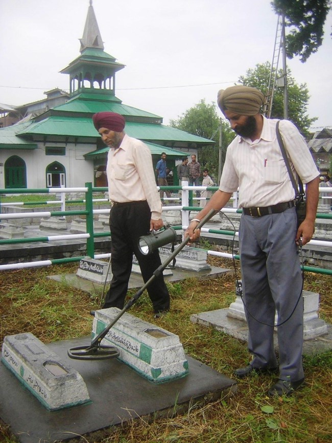 Frisking Ghosts: India Prepares for Martyrs' Day in Kashmir, July 13, 2013.  Photographer Unknown.  