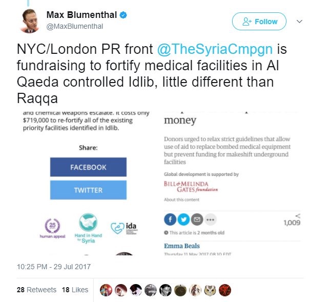 Attacking hospital fundraiser